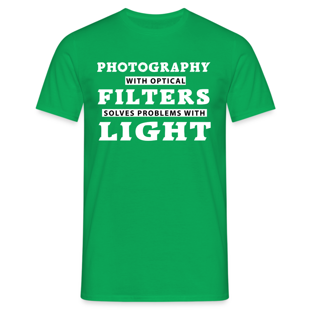 Fotografen Shirt - Fotografieren mit Filter - Kelly Green