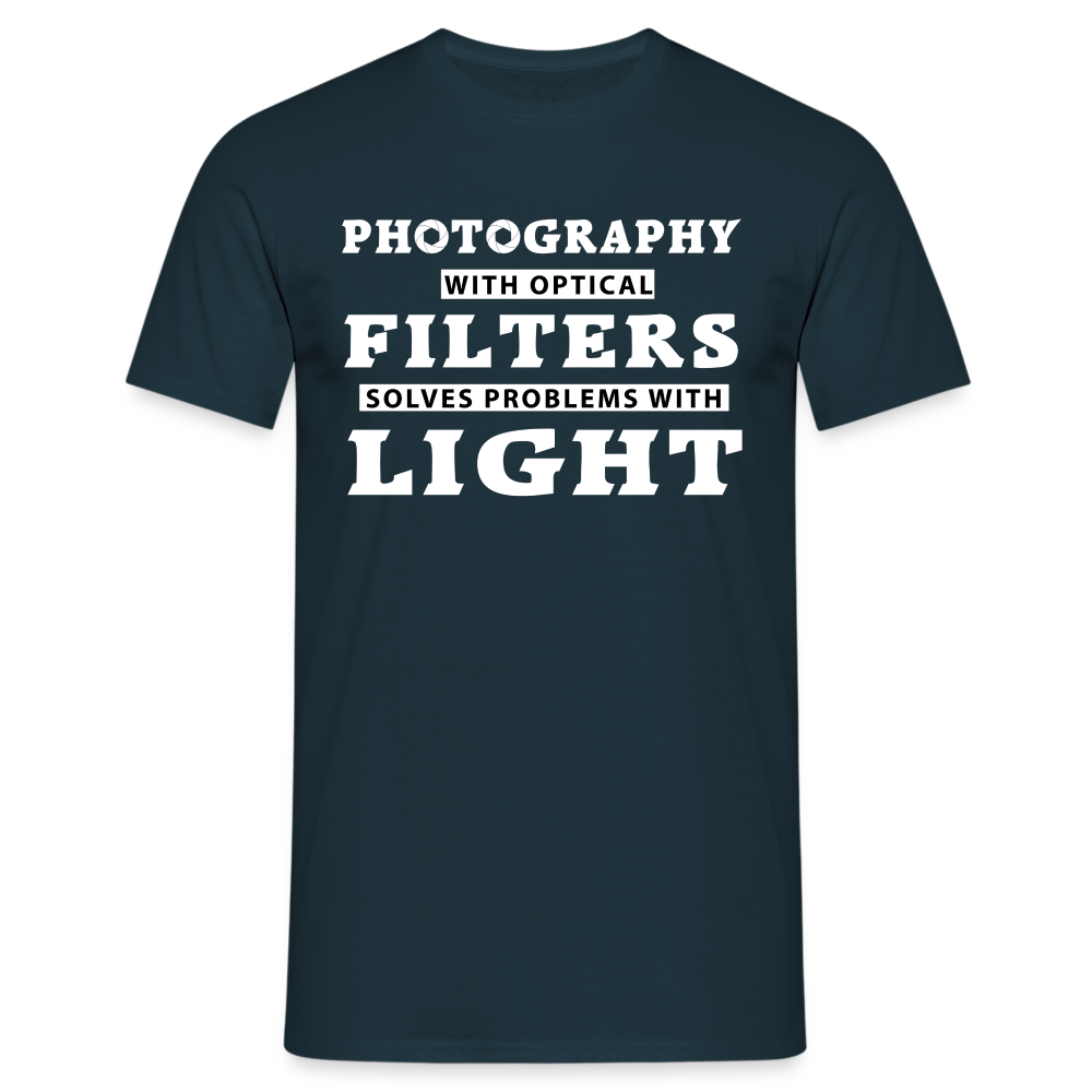 Fotografen Shirt - Fotografieren mit Filter - Navy