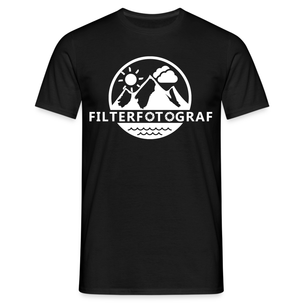 Fotografen Shirt - Filterfotograf - Schwarz