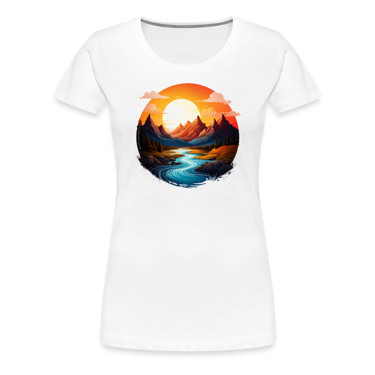 Filterfotograf – Dreamy Vistas Collection Frauen Premium T-Shirt - Weiß